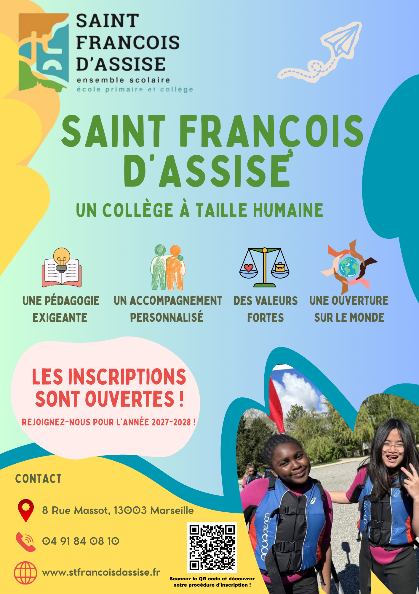 Vie scolaire Saint François d’Assise